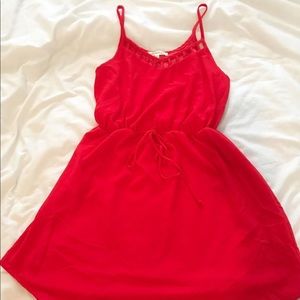 Red dress
